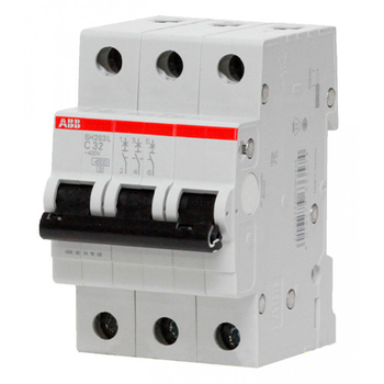 Автоматический выключатель ABB SH203L 3P 63А (С) 4,5 kA - Электрика, НВА - Модульное оборудование - Автоматические выключатели - магазин электрооборудования amperomvolt.ru